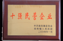 昌樂縣南郝鎮十強民營企業